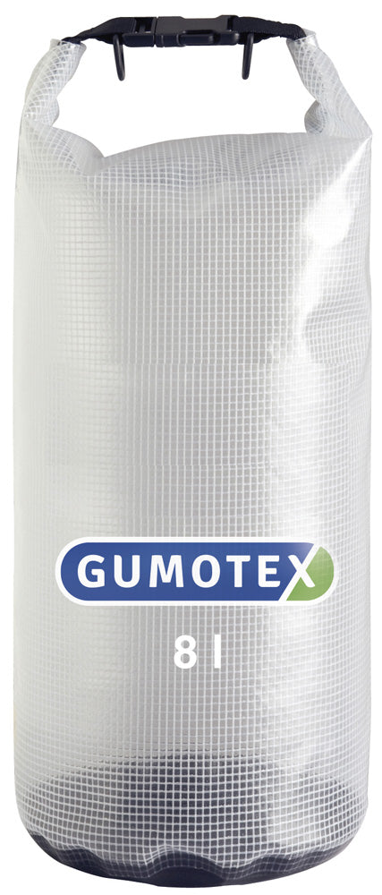 Gumotex wasserdichter Packsack transparent 8-20 Liter