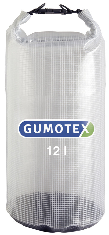 Gumotex wasserdichter Packsack transparent 8-20 Liter