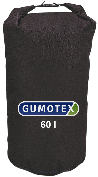 Gumotex wasserdichter Packsack schwarz 20-60 Liter