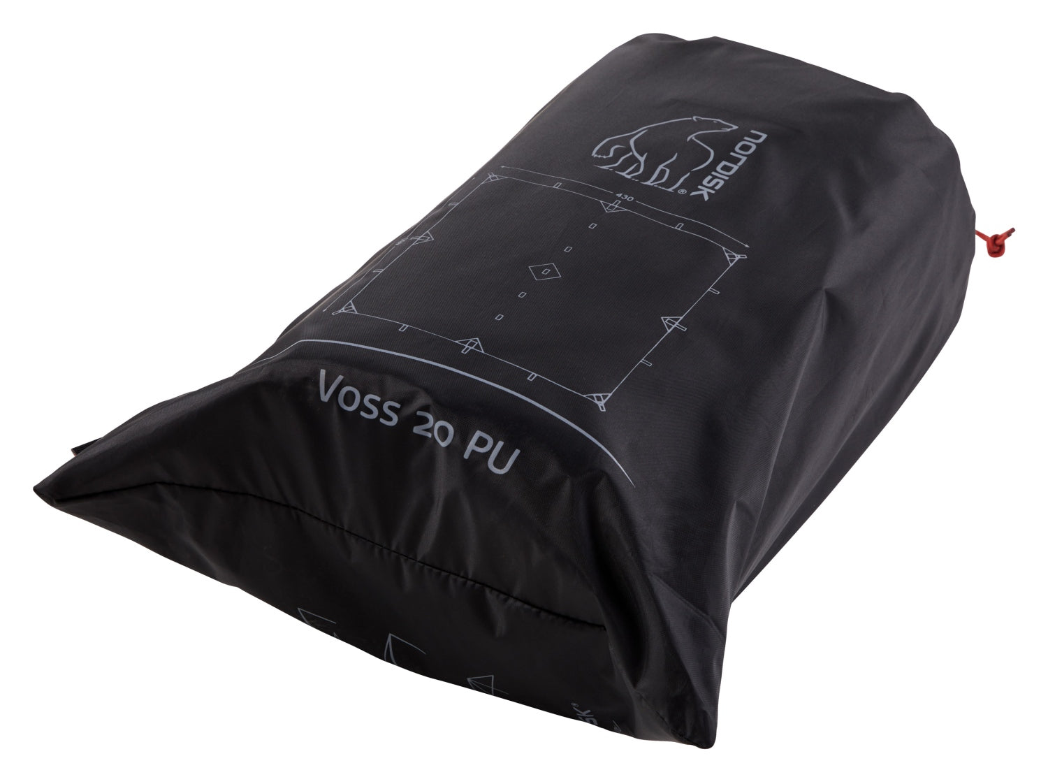 Nordisk Voss 20 PU Tarp/Sonnensegel/Wetterschutz (430x460) mit kleinem Packmaß